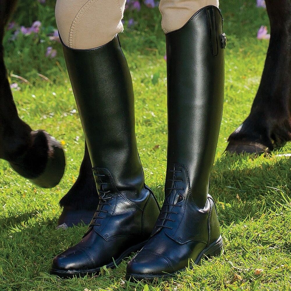 Mountain Horse Venice Field Boots JR Equestrian Leather Women's‎ Size 7 Boots